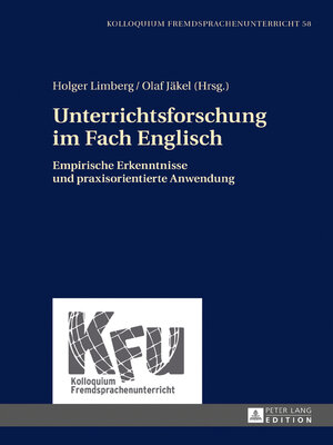 cover image of Unterrichtsforschung im Fach Englisch